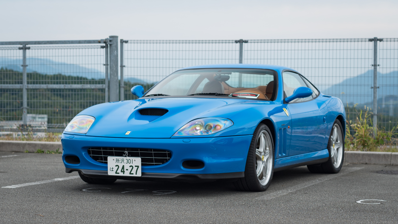 Ferrari 575M in Blu Ghibli Cup